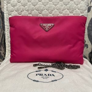 Prada Tessuto Chain Bag